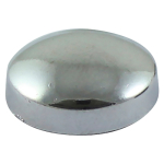 12mm dome polished chrome coverhead 5ba