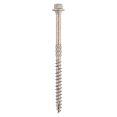 6.7x150mm In-Dex Hex Timber A4 Stainless Screw Box 25