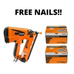 IM65A Angled Brad Nailer Kit with FREE 38mm & 51mm brad nails