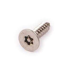 10g x 2Inch S/S CSK Torx 6 Lobe + Pin Security ST Screw 10g x 2Inch S/S CSK Torx 6 Lobe + Pin Security ST Screw