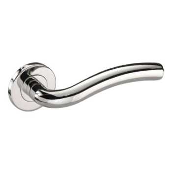 54 X 6 Curved Lever On Rose Sprung PSS 54 X 6 Curved Lever On Rose Sprung PSS