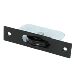 Black Sash Window Ball Bearing Pulley with Sqaure Forend
