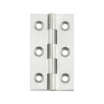 51x29x1.7mm Polished Chrome Plated Broad Brass Butt Hinge