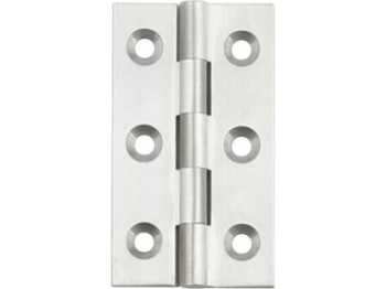 51x29x1.7mm Satin Chrome Plated Broad Brass Butt Hinge 51x29x1.7mm Satin Chrome Plated Broad Brass Butt Hinge
