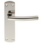 25x76mm Polished Chrome Plated Brass Counter Flap Hinge