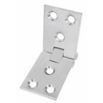 38x114mm Satin Chrome Plated Brass Counter Flap Hinge