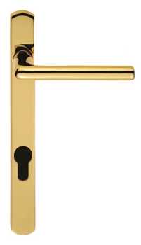 Serozzetta Rosa Lever, Narrow Plate 92mm c/c PVD 220x26mm Serozzetta Rosa Lever, Narrow Plate 92mm c/c PVD 220x26mm