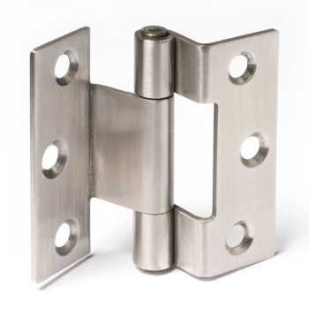 Stormproof Cranked Stainless Hinge 64x50x2mm With 6mm Gap Stormproof Cranked Stainless Hinge 64x50x2mm With 6mm Gap
