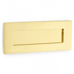 Letter Plate 305x108mm Polished Brass Unlacquered