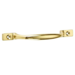6inch Sash Handle Polished Brass Unlacquered