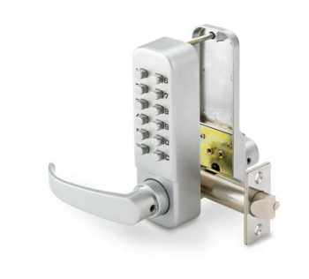 Easy Code Mechanical Digital Lever Lock With Tubular Latch Easy Code Mechanical Digital Lever Lock With Tubular Latch