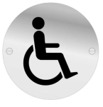 SAA Disabled Symbol 75mm dia