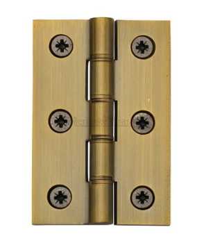 76x51x3.2mm DPBW Antique Brass Hinge c/w Screws 76x51x3.2mm DPBW Antique Brass Hinge c/w Screws