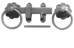 7Inch No.1136 Plain Ring Handled Gate Latch Galv'd