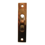 Ball Bearing 1 3/4inch Sash Pulle y Square - Polished Brass