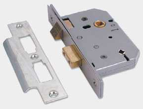 UNION 3-Lever Bathroom Lock SC 65mm UNION 3-Lever Bathroom Lock SC 65mm
