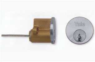 Yale Rim Cylinder Satin Chrome Yale Rim Cylinder Satin Chrome