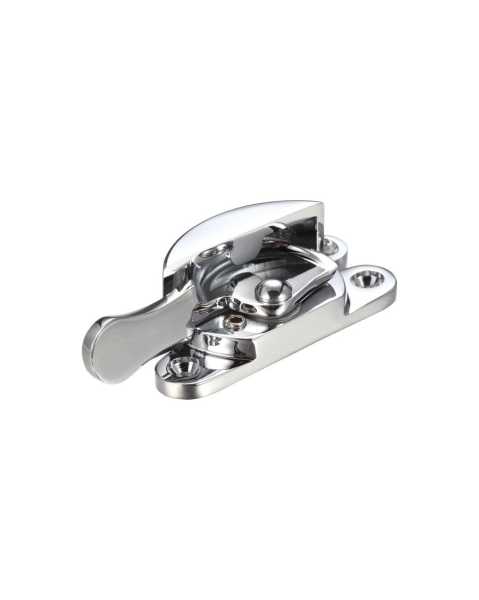 Sash Fasteners - Fitch Fastener c/w Key Polished Chrome - Power Fixings