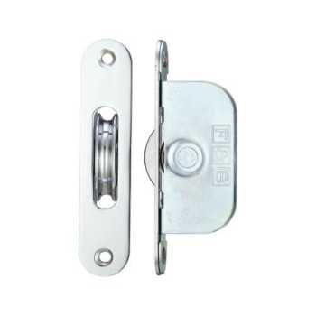 Polished Chrome Ball Bearing Pulley 1 3/4Inch Radius Forend Polished Chrome Ball Bearing Pulley 1 3/4Inch Radius Forend