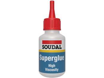 20g High Viscosity Superglue Adhesive Soudal 20g High Viscosity Superglue Adhesive Soudal