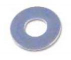 M6 BZP Flat Washers Form A