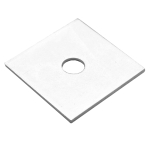 M10x40x3 BZP Square Plate Washers