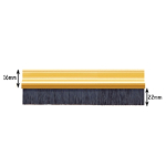 Brush Strip 2134mm Gold 20mm bristle