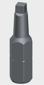 SQ2 x 25mm Square Drive Professional Bit (Pack of 2) SQ2 x 25mm Square Drive Professional Bit (Pack of 2)