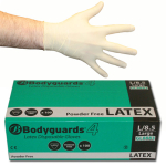 Large Latex Disposable Gloves (100) Industrial Grade P.Free