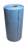 250mm 100sht Blue 2 Ply Paper Roll (24pk)