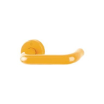 Steel Cored 21mm Lever On Rose Handle Yellow F1004