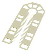 White Long Batten Packers 101x43x1.5mm (500/box)