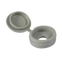 3.5-4.0 (6-8g) Grey Hinged Cover Caps