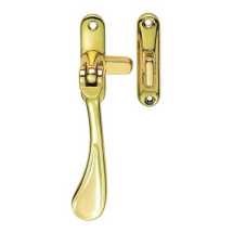 Victorian Reversible Casement Fastener Polished Brass