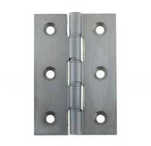 76x50x3mm Satin Chrome DPBW Brass Hinge 76x50x3mm Satin Chrome DPBW Brass Hinge