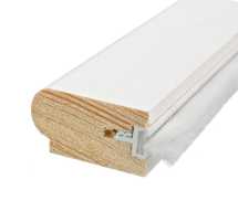 Primed Timber Staff Bead 3m 28x15mm with Carrier & Brush