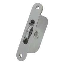 PowrX Polished Chrome 1 3/4inch Radius End Sash Pulley