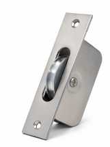 PowrX Satin Chrome 2inch Square End Sash Pulley