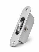 PowrX Polished Chrome 2inch Radius End Sash Pulley