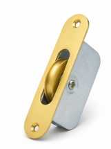 PowrX Champagne Brass 2inch Radius End Sash Pulley