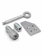 PowrX Polished Chrome 19mm Roller Sash Stop