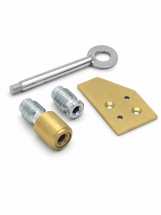 PowrX Champagne Brass 19mm Roller Sash Stop