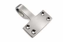 PowrX Satin Chrome Flush Fit Sash Eye