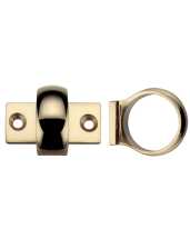 Window Sash Ring Polished Brass
