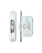 2 1/4inch Polished Chrome Ball Bearing Pulley Radius Forend