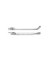 Bulb End Casement Stay 8inch Satin Chrome