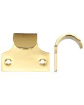 Sash Lift 51x48mm Polished Brass