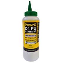 PowrX D4 Slow Set Polyurethane Wood Adhesive 1kg (20-30min)