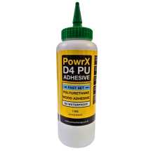PowrX D4 Fast Set Polyurethane Wood Adhesive 1kg (5-10 min)