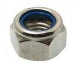 M10 BZP Nylon Insert Nuts - Type T